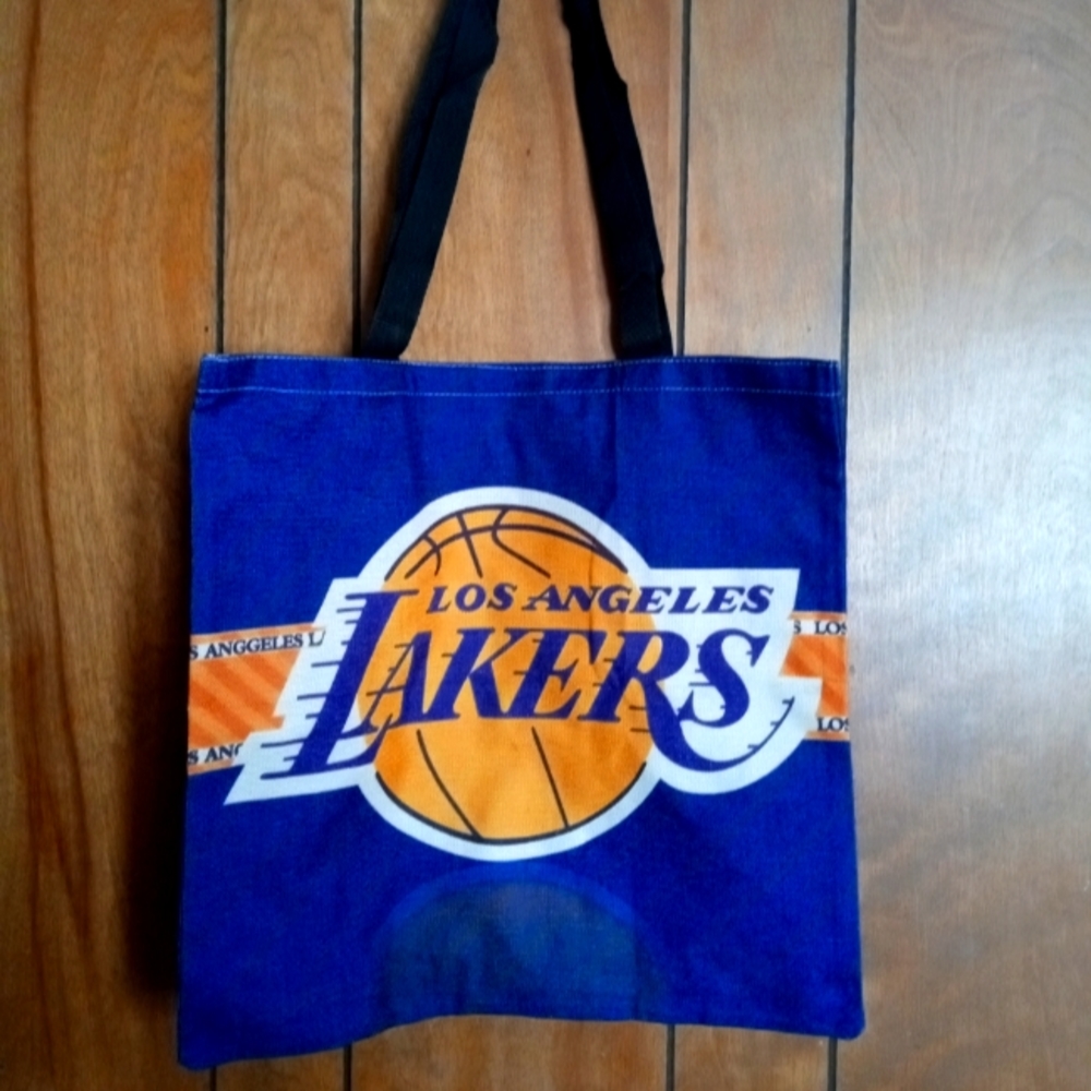 Lakers shopping tote bag